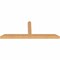 Ekena Millwork Portland Smooth Timber Gable Bracket, Western Red Cedar, 96"W x 36"H x 5 1/2"D x 5 1/2"F, 9/12 Pitch GBW096X36X0606POR00SWR - alternate 2